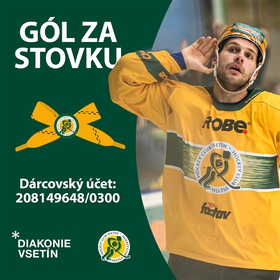 Charitativní stužka - Gól za stovku