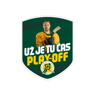 Nálepka play off ,,Už je tu čas,,
